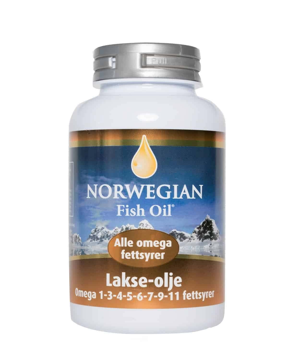 Lakse-olje 250 kapsler
